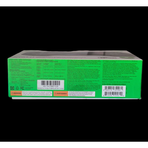 Razer Kishi RZ06 iOS Universal Gaming Controller Gamepad for iPhone Black - Picture 9 of 9